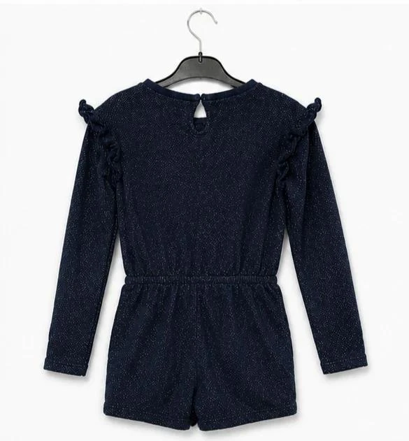 Combi-short Tape à l'Œil blauw marine met pailletten - Maat 10 jaar – photo 2